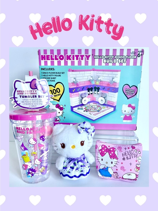 Hello Kitty Accessories - 🩷(HK376) Hello Kitty Adorable 4-Piece Fun Bundle!